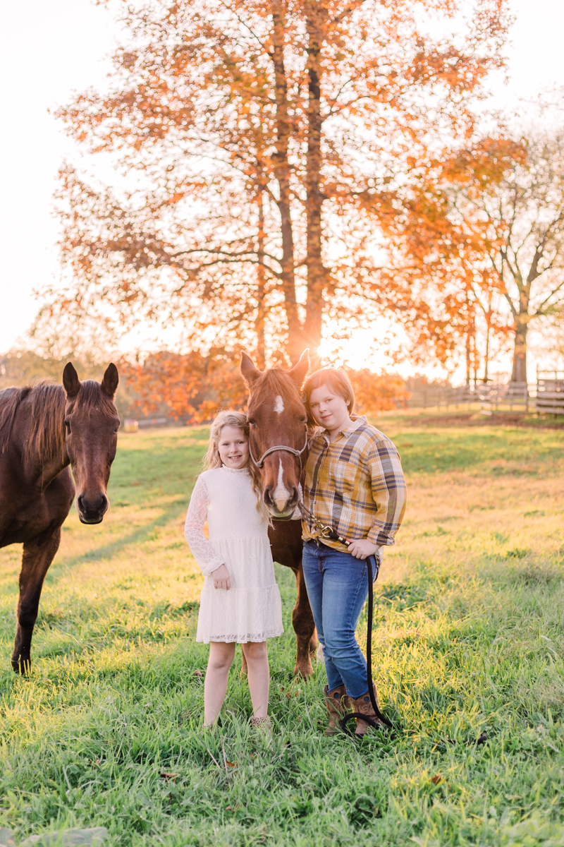 Fall-Photography-Horses-Children